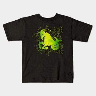 Capricorn Zodiac Sign Earth element Kids T-Shirt